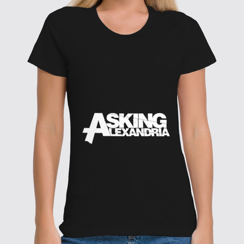 Заказать женскую футболку в Москве. Футболка классическая Asking Alexandria от BURNSHIRTS - готовые дизайны и нанесение принтов.