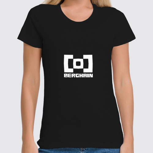 Заказать женскую футболку в Москве. Футболка классическая Berghain Berlin от Valentina Gorbunova - готовые дизайны и нанесение принтов.