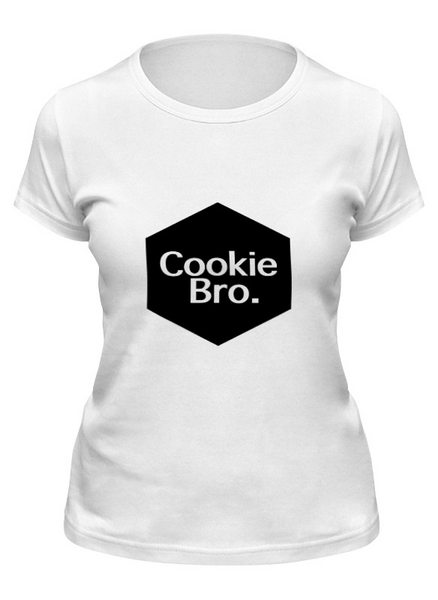 Заказать женскую футболку в Москве. Футболка классическая Cookie Bro. от Nalivaev - готовые дизайны и нанесение принтов.
