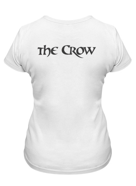 Заказать женскую футболку в Москве. Футболка классическая The Crow от Leichenwagen - готовые дизайны и нанесение принтов.