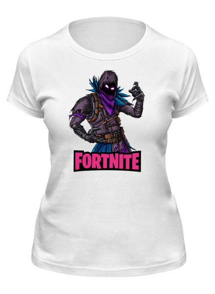 Заказать женскую футболку в Москве. Футболка классическая FORTNITE от balden - готовые дизайны и нанесение принтов.