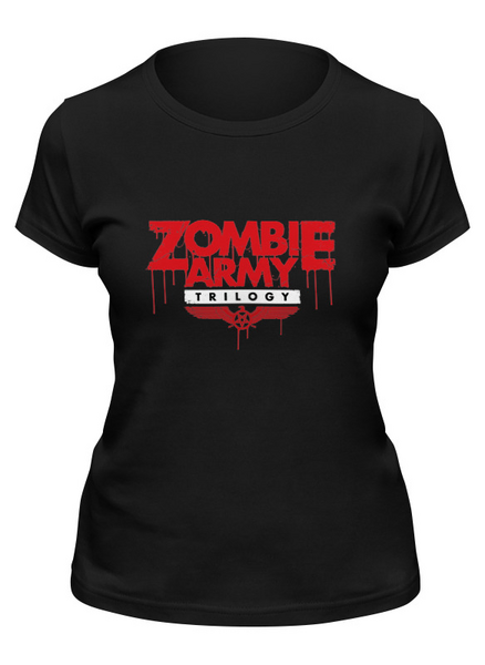 Заказать женскую футболку в Москве. Футболка классическая Zombie Army от THE_NISE  - готовые дизайны и нанесение принтов.