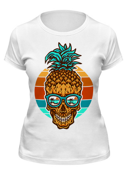 Заказать женскую футболку в Москве. Футболка классическая ☀SkullSummer☀ от balden - готовые дизайны и нанесение принтов.