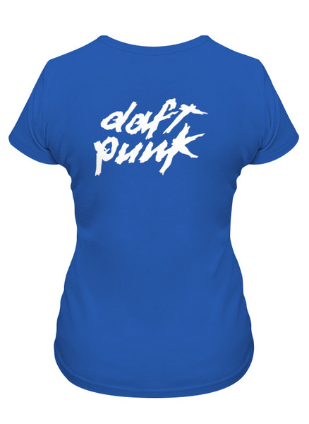 Заказать женскую футболку в Москве. Футболка классическая Daft Punk от THE_NISE  - готовые дизайны и нанесение принтов.