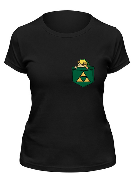 Заказать женскую футболку в Москве. Футболка классическая The Legend of Zelda     от cherdantcev - готовые дизайны и нанесение принтов.