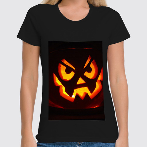 Заказать женскую футболку в Москве. Футболка классическая Helloween от Ольга - готовые дизайны и нанесение принтов.