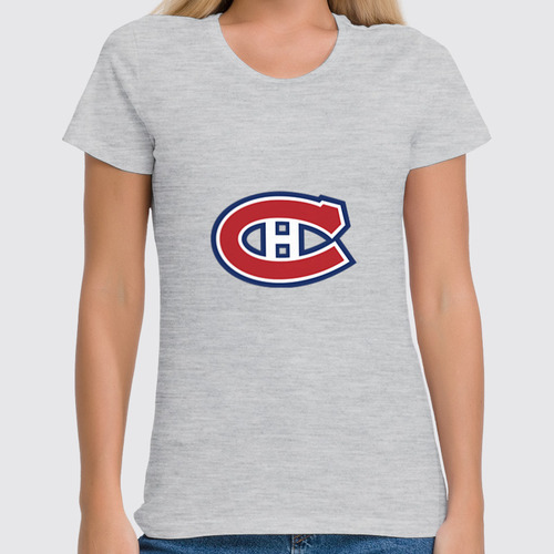 Заказать женскую футболку в Москве. Футболка классическая Montreal Canadiens от BURNSHIRTS - готовые дизайны и нанесение принтов.