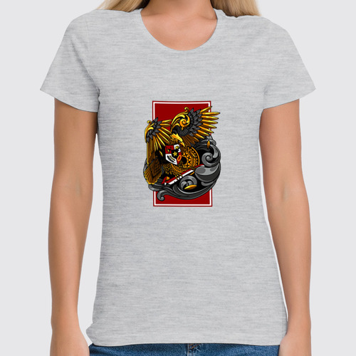 Заказать женскую футболку в Москве. Футболка классическая Абстракция     от T-shirt print  - готовые дизайны и нанесение принтов.