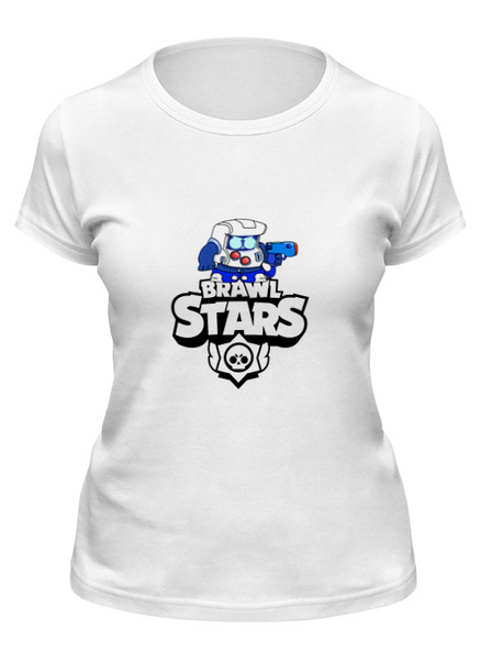 Заказать женскую футболку в Москве. Футболка классическая Brawl Stars от THE_NISE  - готовые дизайны и нанесение принтов.