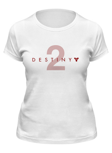 Заказать женскую футболку в Москве. Футболка классическая Destiny 2  от THE_NISE  - готовые дизайны и нанесение принтов.