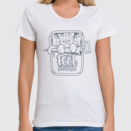 Заказать женскую футболку в Москве. Футболка классическая Свой в Доску от AGAM  - готовые дизайны и нанесение принтов.