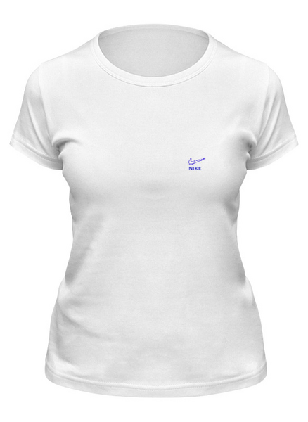 Заказать женскую футболку в Москве. Футболка классическая NIKE PIXEL  от chkal98 - готовые дизайны и нанесение принтов.