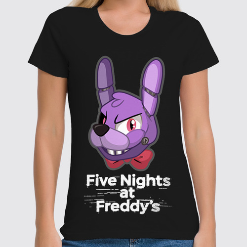 Заказать женскую футболку в Москве. Футболка классическая ✪Five Nights at Freddy's✪ от balden - готовые дизайны и нанесение принтов.