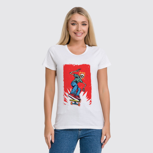 Заказать женскую футболку в Москве. Футболка классическая ❖Skater❖ от balden - готовые дизайны и нанесение принтов.