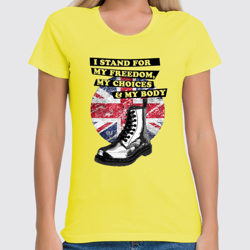 Заказать женскую футболку в Москве. Футболка классическая Dr. Martens от OEX design - готовые дизайны и нанесение принтов.