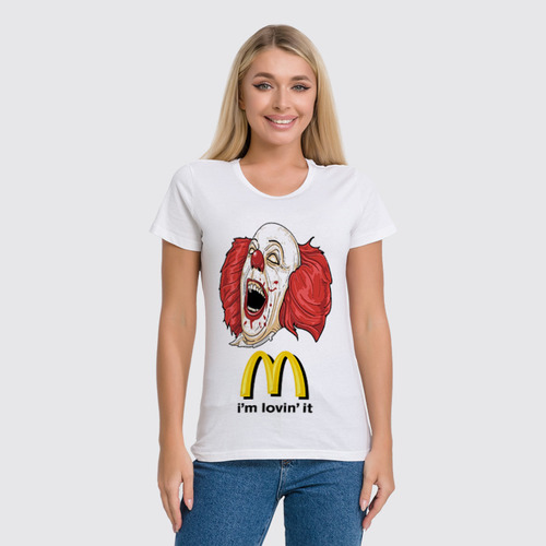 Заказать женскую футболку в Москве. Футболка классическая McDonalds/Макдональдс от vita22 - готовые дизайны и нанесение принтов.
