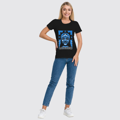 Заказать женскую футболку в Москве. Футболка классическая Laibach / Milan Fras от OEX design - готовые дизайны и нанесение принтов.