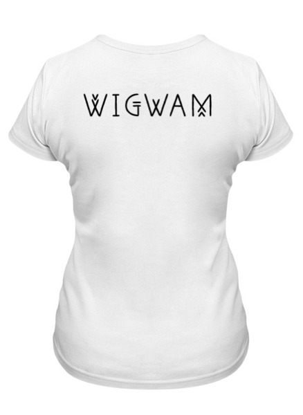 Заказать женскую футболку в Москве. Футболка классическая Wild Wigwam от Fix Print - готовые дизайны и нанесение принтов.