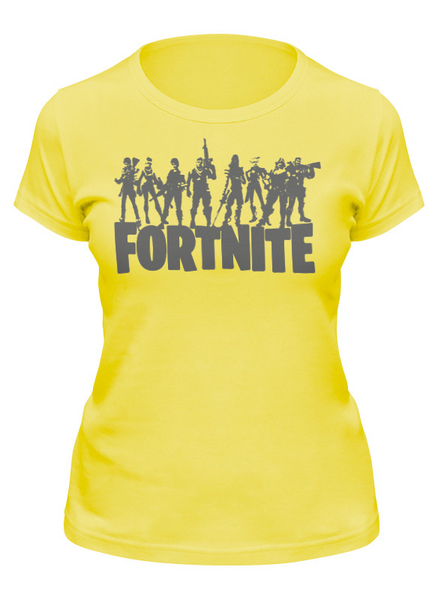Заказать женскую футболку в Москве. Футболка классическая FORTNITE от balden - готовые дизайны и нанесение принтов.