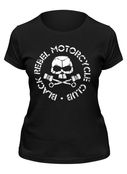 Заказать женскую футболку в Москве. Футболка классическая Black Rebel Motorcycle Club от geekbox - готовые дизайны и нанесение принтов.