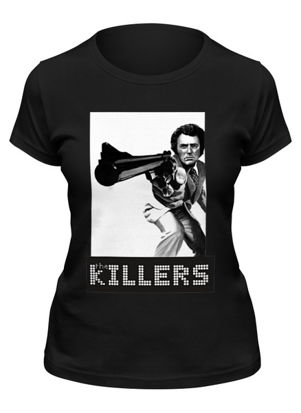 Заказать женскую футболку в Москве. Футболка классическая The Killers от cherdantcev - готовые дизайны и нанесение принтов.