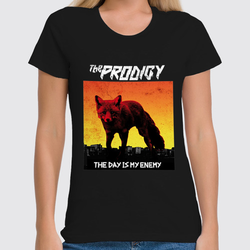 Заказать женскую футболку в Москве. Футболка классическая The Prodigy от OEX design - готовые дизайны и нанесение принтов.