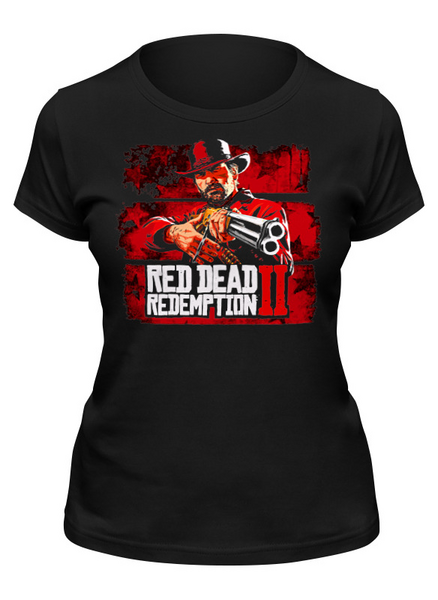 Заказать женскую футболку в Москве. Футболка классическая Red Dead Redemption 2 от balden - готовые дизайны и нанесение принтов.