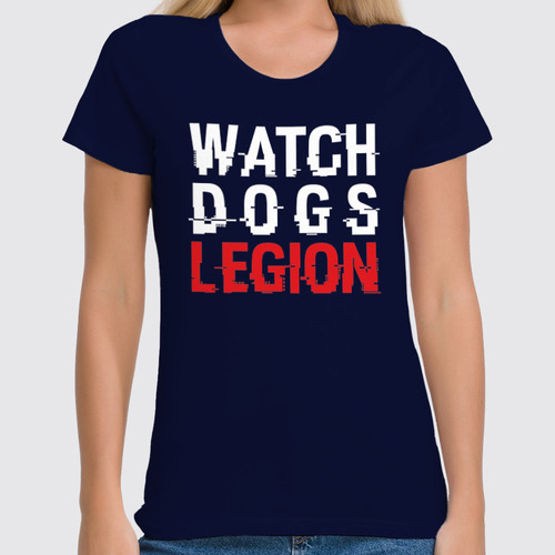 Заказать женскую футболку в Москве. Футболка классическая ✪Watch Dogs LEGION✪ от balden - готовые дизайны и нанесение принтов.