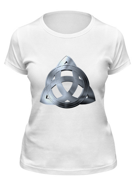 Заказать женскую футболку в Москве. Футболка классическая Трилистник от GeekFox  - готовые дизайны и нанесение принтов.