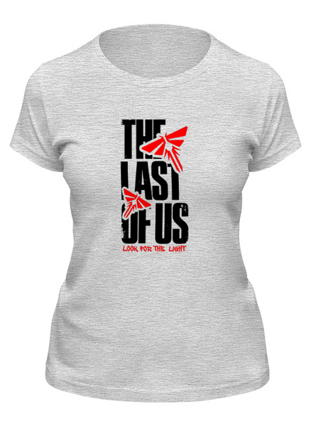 Заказать женскую футболку в Москве. Футболка классическая THE LAST OF US от geekbox - готовые дизайны и нанесение принтов.