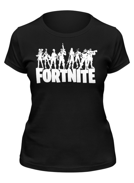 Заказать женскую футболку в Москве. Футболка классическая FORTNITE от balden - готовые дизайны и нанесение принтов.