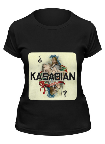 Заказать женскую футболку в Москве. Футболка классическая Kasabian - Empire от Денис - готовые дизайны и нанесение принтов.