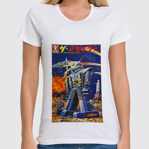 Заказать женскую футболку в Москве. Футболка классическая Bad Robot от ivanium - готовые дизайны и нанесение принтов.