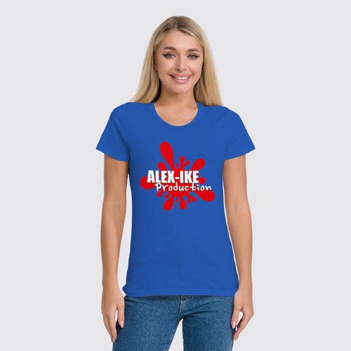 Заказать женскую футболку в Москве. Футболка классическая Alex-ike Production 2. от Алекс Ишутин - готовые дизайны и нанесение принтов.