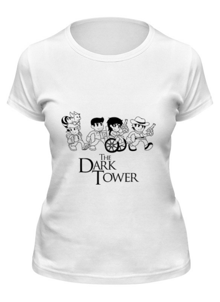 Заказать женскую футболку в Москве. Футболка классическая Тёмная Башня от YellowCloverShop - готовые дизайны и нанесение принтов.