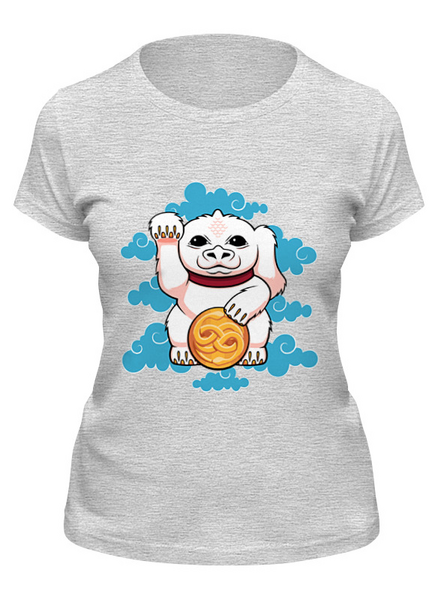 Заказать женскую футболку в Москве. Футболка классическая Lucky Dragon от coolmag - готовые дизайны и нанесение принтов.