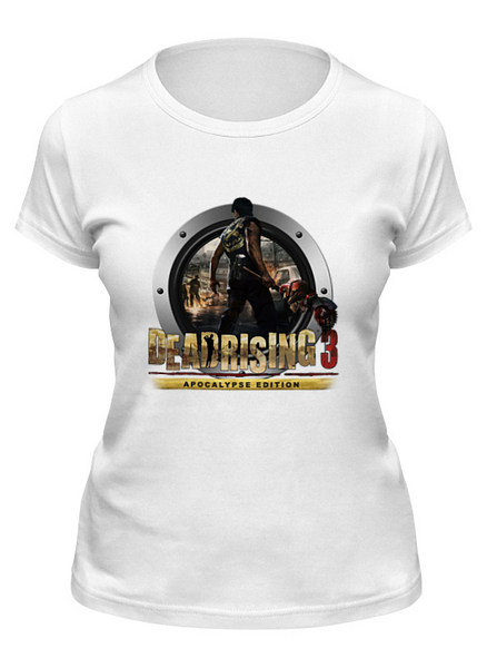 Заказать женскую футболку в Москве. Футболка классическая Dead Rising от THE_NISE  - готовые дизайны и нанесение принтов.
