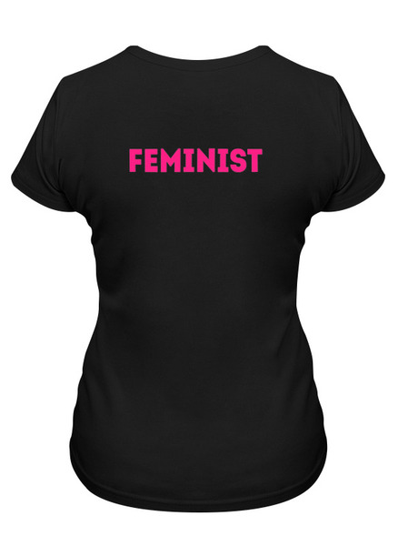 Заказать женскую футболку в Москве. Футболка классическая Феминизм от ualluon - готовые дизайны и нанесение принтов.