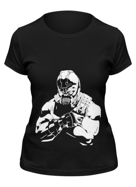 Заказать женскую футболку в Москве. Футболка классическая Bane - Dark Knight от shinko - готовые дизайны и нанесение принтов.