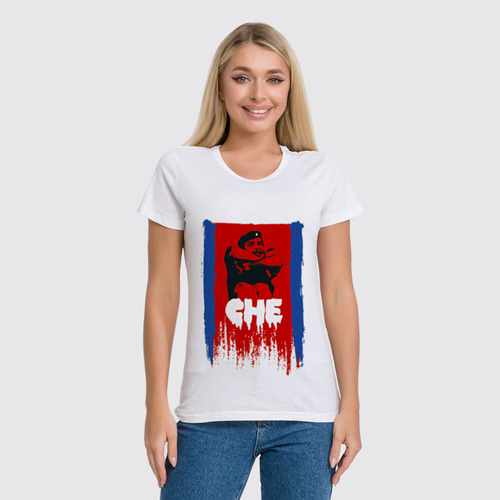 Заказать женскую футболку в Москве. Футболка классическая СHE Guevara  от Just kidding - готовые дизайны и нанесение принтов.