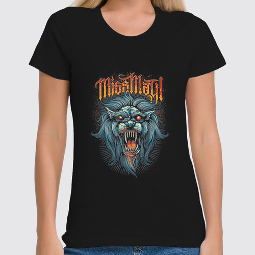 Заказать женскую футболку в Москве. Футболка классическая Art Horror от Leichenwagen - готовые дизайны и нанесение принтов.