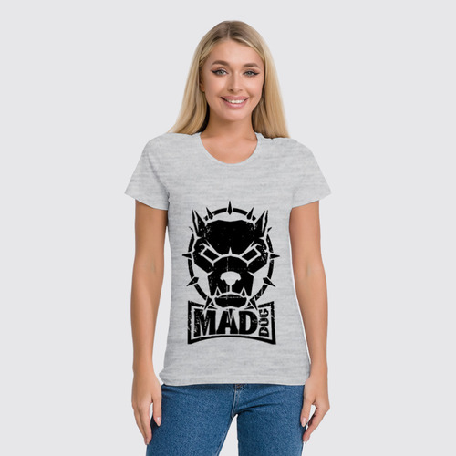 Заказать женскую футболку в Москве. Футболка классическая Mad dog от Серега Шнайдер - готовые дизайны и нанесение принтов.