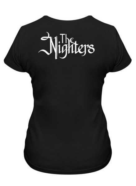 Заказать женскую футболку в Москве. Футболка классическая The Nighters Violin Logo от Артем Громов - готовые дизайны и нанесение принтов.