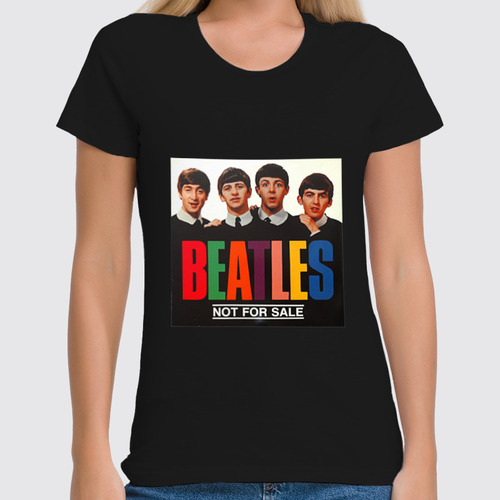 Заказать женскую футболку в Москве. Футболка классическая The Beatles  от cherdantcev - готовые дизайны и нанесение принтов.