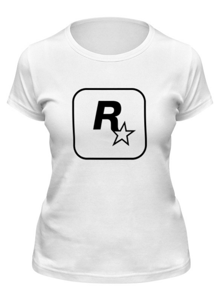 Заказать женскую футболку в Москве. Футболка классическая Rockstar от Nalivaev - готовые дизайны и нанесение принтов.