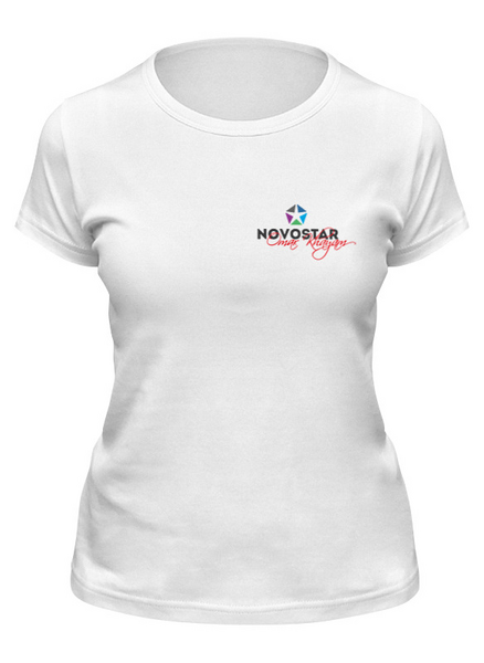 Заказать женскую футболку в Москве. Футболка классическая Novostar Omar Khayam от Novostar Hotels - готовые дизайны и нанесение принтов.
