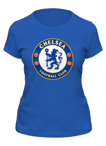 Заказать женскую футболку в Москве. Футболка классическая CHELSEA FC от balden - готовые дизайны и нанесение принтов.