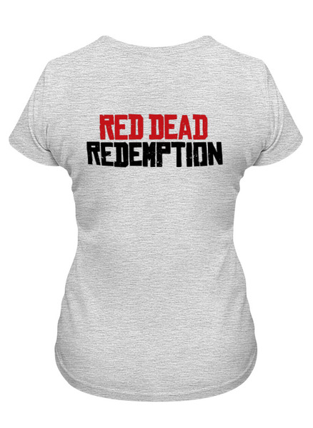 Заказать женскую футболку в Москве. Футболка классическая Red Dead Redemtion game от Leichenwagen - готовые дизайны и нанесение принтов.