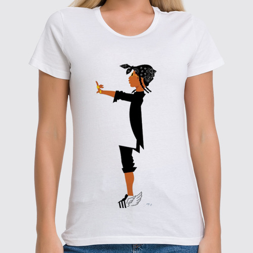 Заказать женскую футболку в Москве. Футболка классическая Хип хоп от Anastasia Tretyachenko - готовые дизайны и нанесение принтов.