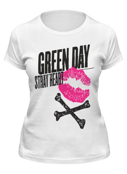 Заказать женскую футболку в Москве. Футболка классическая Green Day от geekbox - готовые дизайны и нанесение принтов.